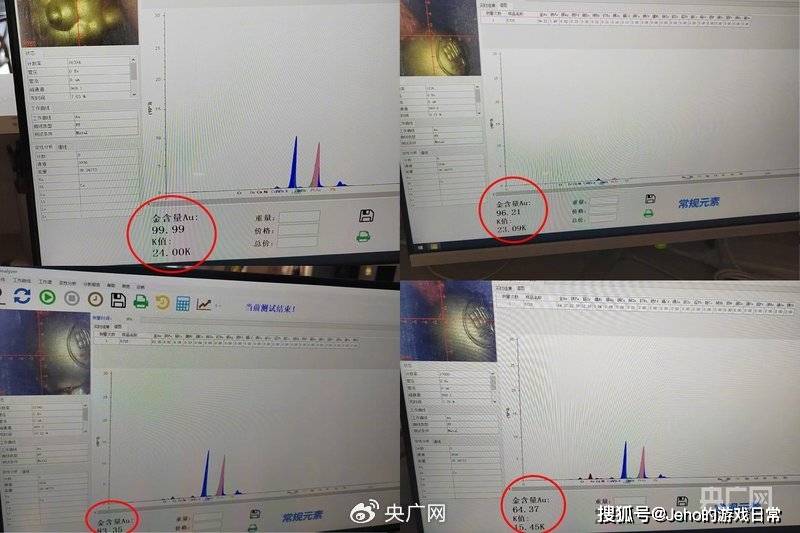 测翻车！含铁银钯纯度差超35%？AG真人国际厅周生生足金挂坠实(图4)